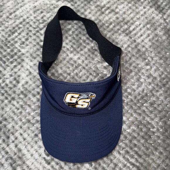 Georgia Southern Eagles GS Logo Sun Visor Hat Cap Navy Blue Summer Sports - Picture 1 of 6